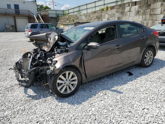 KIA FORTE LX 2014 with VIN KNAFX4A68E5218792 - Photo from auction