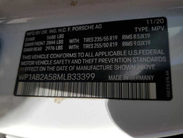 Photo 14 from auction – 2021 PORSCHE MACAN S with VIN WP1AB2A58MLB33399