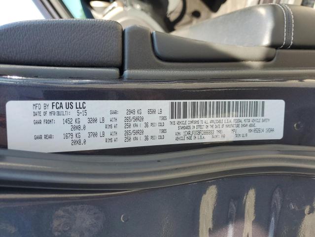 Photo 14 from auction – 2015 JEEP GRAND CHER with VIN 1C4RJFBG9FC886893