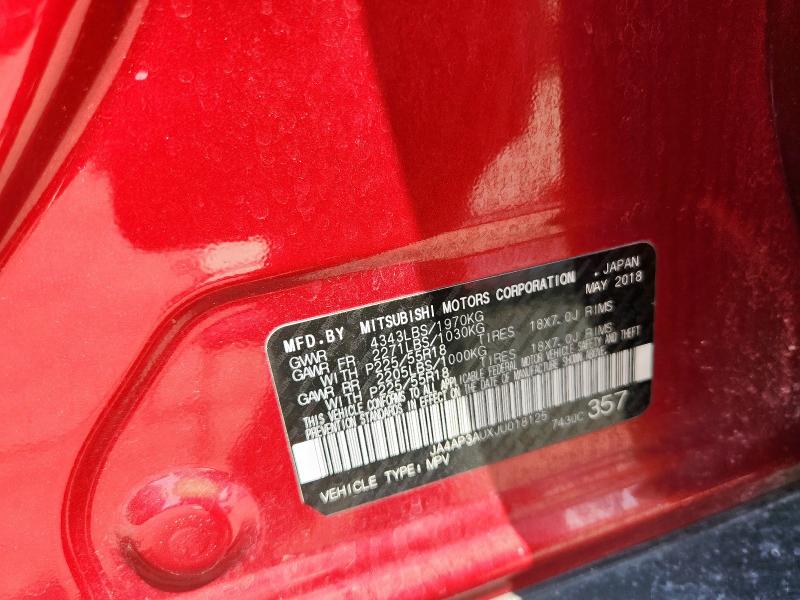 Photo 14 from auction – 2018 MITSUBISHI OUTLANDER with VIN JA4AP3AUXJU018125