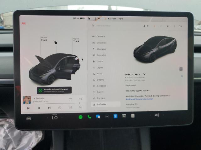 Photo 9 from auction – 2022 TESLA MODEL Y with VIN 7SAYGDEE1NF307764