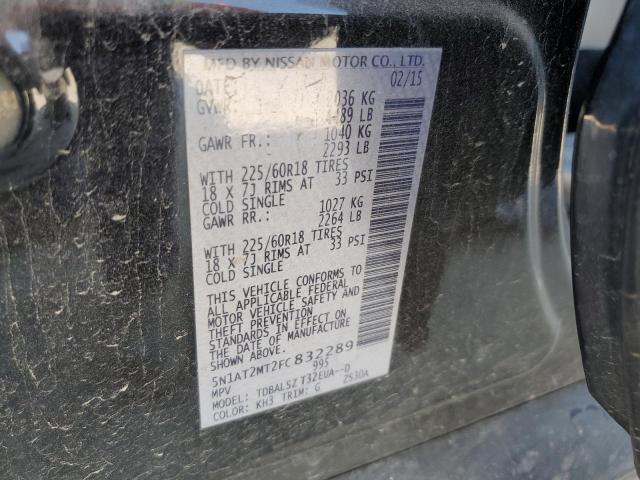 Photo 14 from auction – 2015 NISSAN ROGUE S with VIN 5N1AT2MT2FC832289
