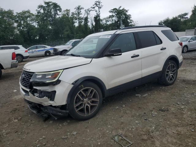 FORD EXPLORER S 2018 with VIN 1FM5K8GT1JGB97649 - Photo from auction