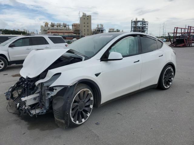 TESLA MODEL Y 2022 with VIN 7SAYGDEFXNF326323 - Photo from auction