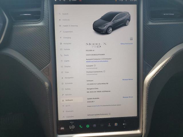 Photo 9 from auction – 2018 TESLA MODEL X with VIN 5YJXCBE23JF104464