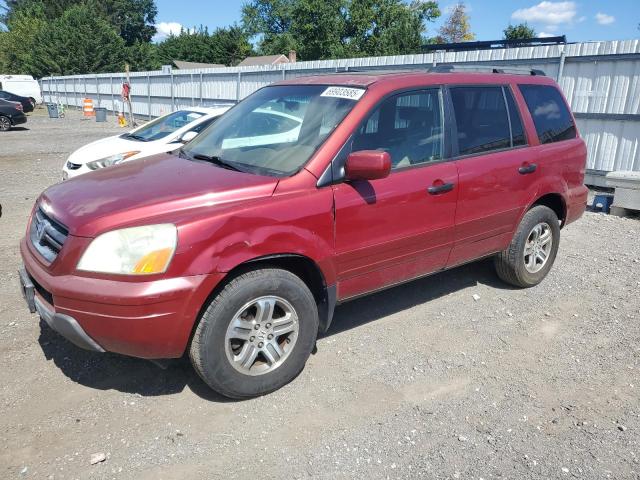 HONDA PILOT EX 2004 with VIN 2HKYF18474H529453 - Photo from auction