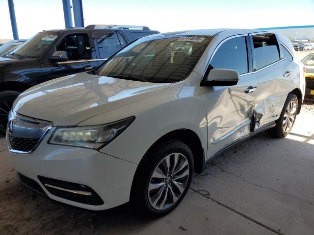 ACURA MDX TECHNOLOGY 2014 with VIN 5FRYD4H4XEB008961 - Photo from auction