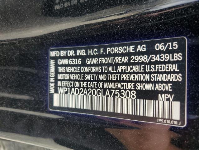 Photo 14 from auction – 2016 PORSCHE CAYENNE GT with VIN WP1AD2A20GLA75308