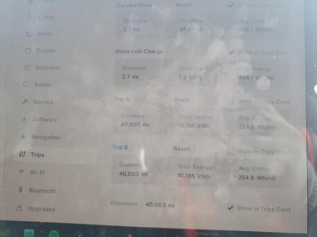 Photo 9 from auction – 2022 TESLA MODEL 3 with VIN 5YJ3E1EB9NF309277