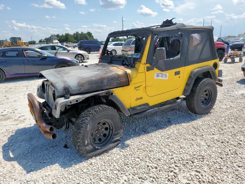JEEP WRANGLER / 2001 with VIN 1J4FA49S21P334438 - Photo from auction