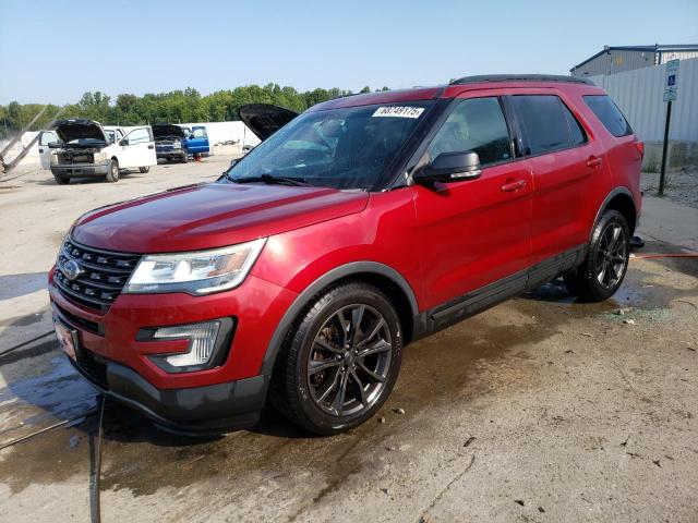 FORD EXPLORER X 2017 with VIN 1FM5K7D85HGA21417 - Photo from auction