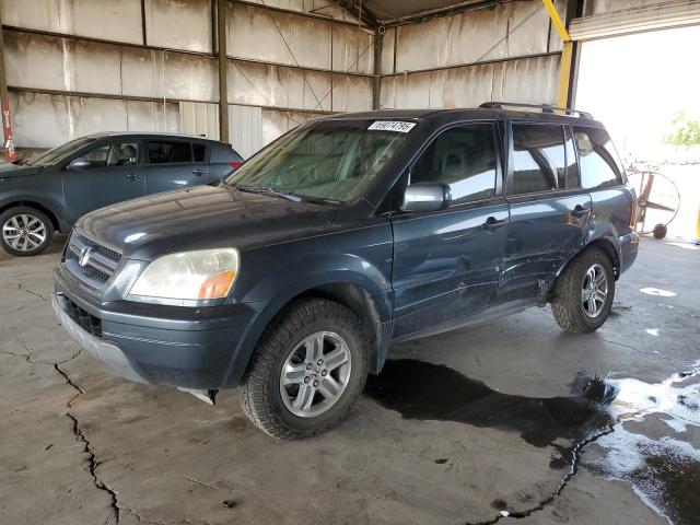 HONDA PILOT EXL 2004 with VIN 2HKYF18564H597753 - Photo from auction