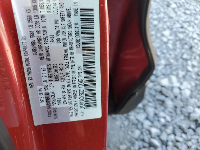 Photo 14 from auction – 2016 MAZDA CX-9 TOURING with VIN JM3TCACY3G0117049
