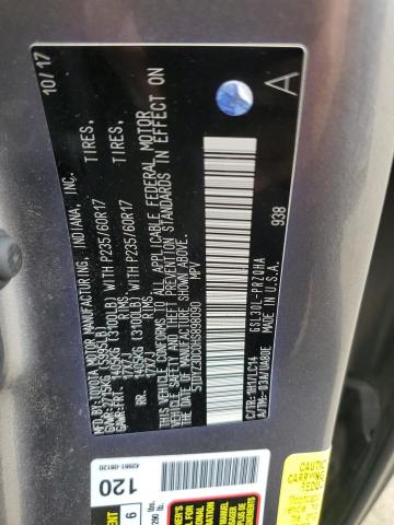 Photo 14 from auction – 2017 TOYOTA SIENNA XLE with VIN 5TDYZ3DC0HS898090
