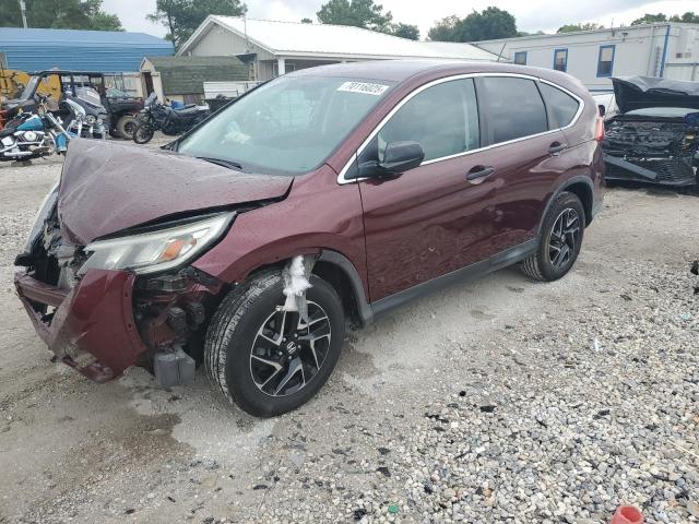 HONDA CR-V SE 2016 with VIN 2HKRM4H40GH715710 - Photo from auction