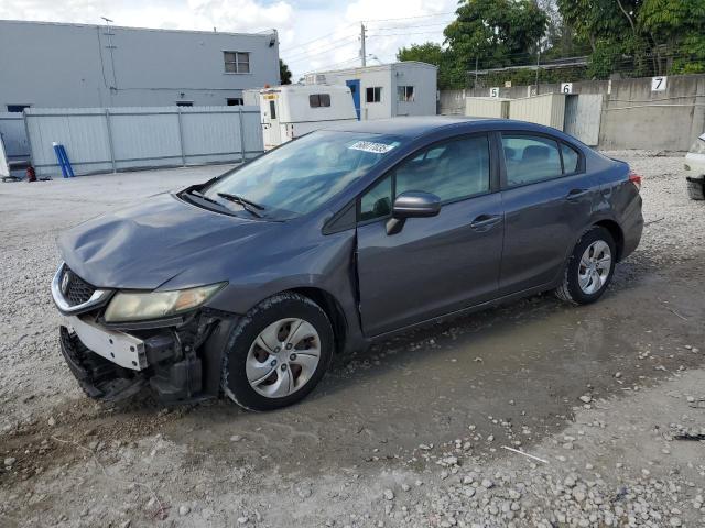 Photo 1 from auction – 2014 HONDA CIVIC LX with VIN 19XFB2F57EE014821