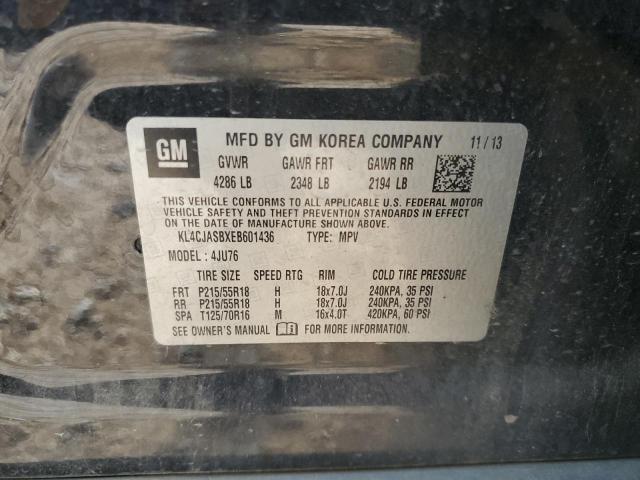 Photo 14 from auction – 2014 BUICK ENCORE with VIN KL4CJASBXEB601436