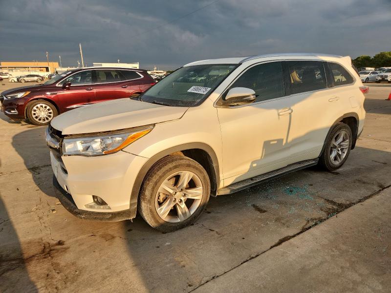 TOYOTA HIGHLANDER 2015 with VIN 5TDYKRFH5FS075216 - Photo from auction