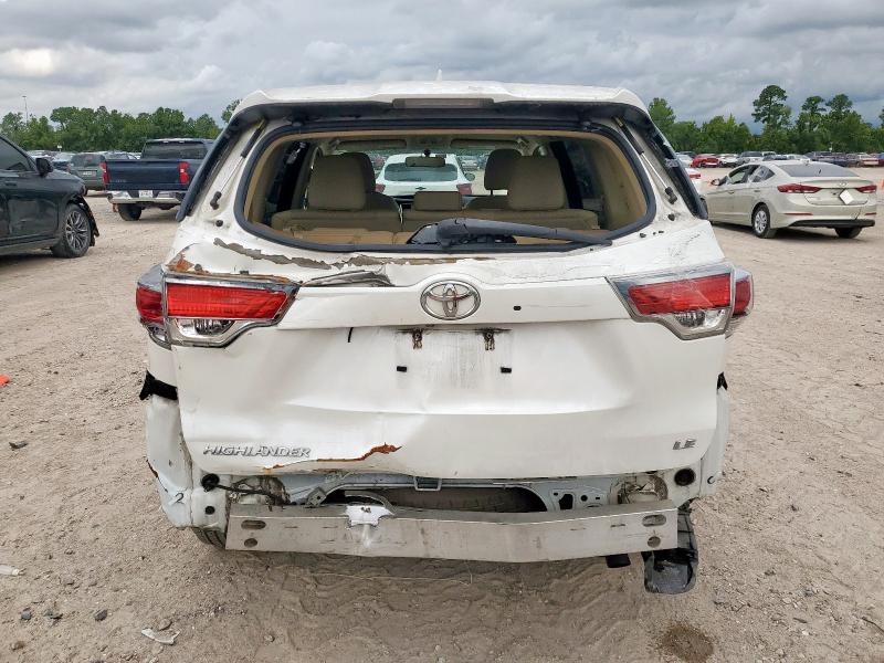 Photo 6 from auction – 2016 TOYOTA HIGHLANDER with VIN 5TDZKRFH6GS126678