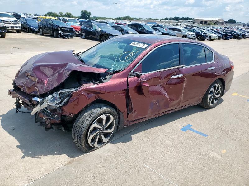 HONDA ACCORD EXL 2016 with VIN 1HGCR2F85GA014347 - Photo from auction