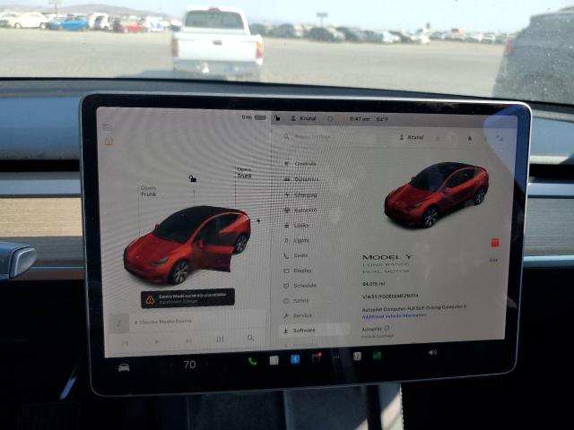 Photo 9 from auction – 2021 TESLA MODEL Y with VIN 5YJYGDEE6MF215514