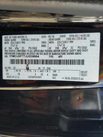 Photo 14 from auction – 2018 FORD ESCAPE S with VIN 1FMCU0F77JUD39964