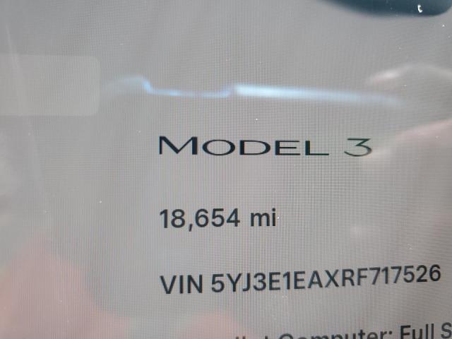 Photo 9 from auction – 2024 TESLA MODEL 3 with VIN 5YJ3E1EAXRF717526