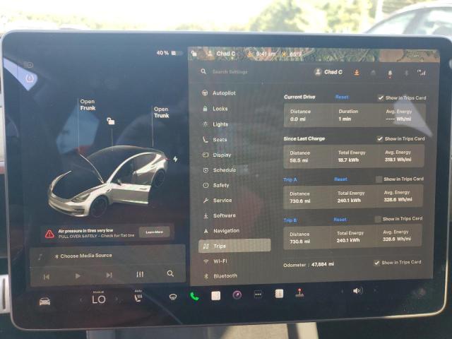 Photo 9 from auction – 2021 TESLA MODEL 3 with VIN 5YJ3E1EC4MF025529