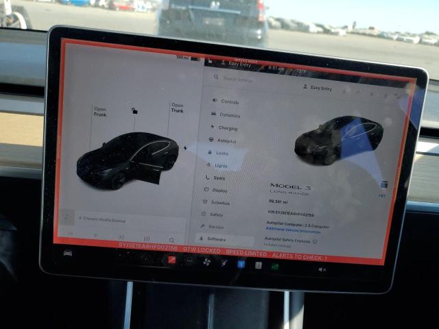 Photo 9 from auction – 2017 TESLA MODEL 3 with VIN 5YJ3E1EA6HF002158