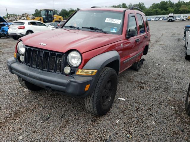 JEEP LIBERTY SP 2007 with VIN 1J4GL48K47W532775 - Photo from auction