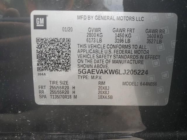 Photo 14 from auction – 2020 BUICK ENCLAVE ES with VIN 5GAEVAKW6LJ205224
