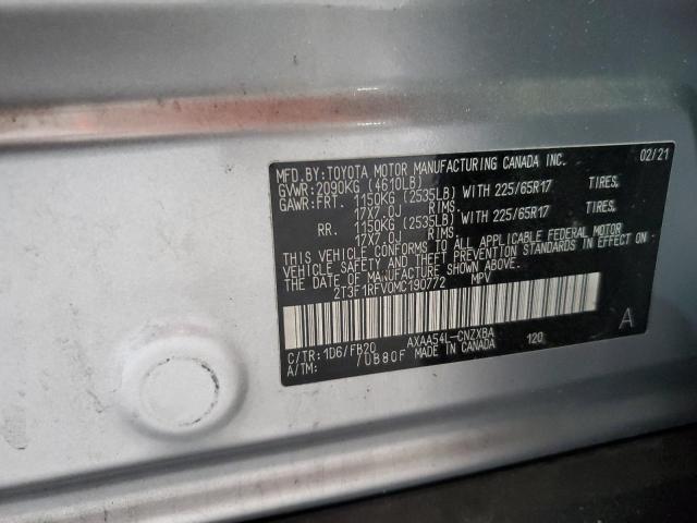 Photo 14 from auction – 2021 TOYOTA RAV4 LE with VIN 2T3F1RFV0MC190772