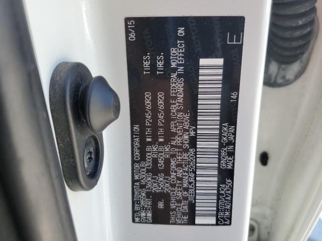 Photo 14 from auction – 2015 TOYOTA 4RUNNER SR with VIN JTEBU5JR4F5262098