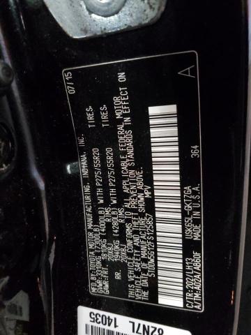 Photo 14 from auction – 2015 TOYOTA SEQUOIA PL with VIN 5TDDW5G12FS125857