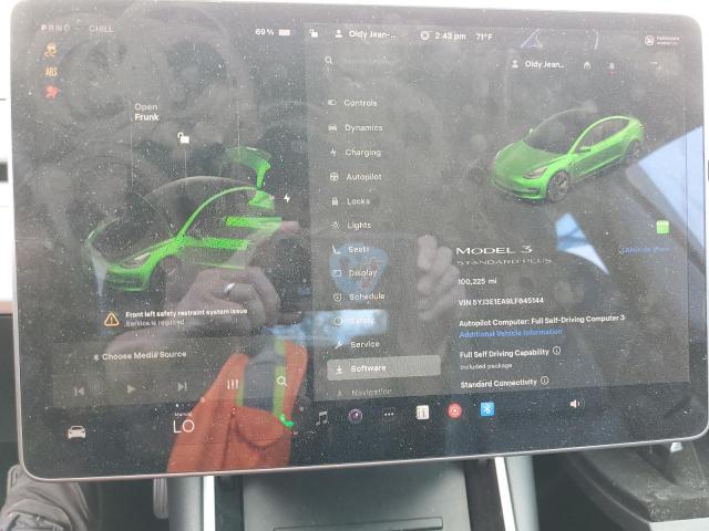 Photo 9 from auction – 2020 TESLA MODEL 3 with VIN 5YJ3E1EA9LF645144