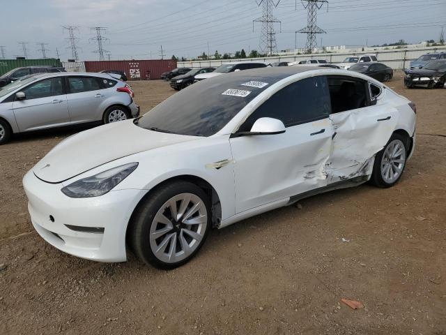 TESLA MODEL 3 2021 with VIN 5YJ3E1EAXMF058842 - Photo from auction
