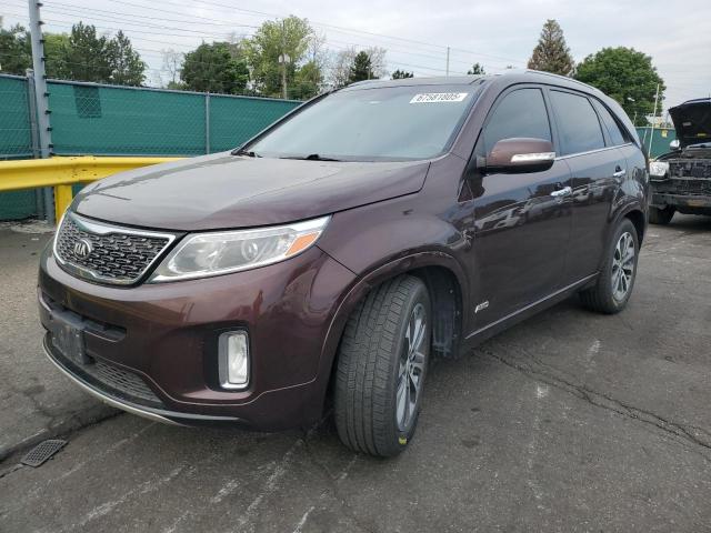 KIA SORENTO SX 2014 with VIN 5XYKWDA73EG465142 - Photo from auction