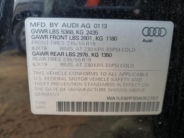 Photo 14 from auction – 2013 AUDI Q5 PREMIUM PLUS with VIN WA1LFAFP3DA052352