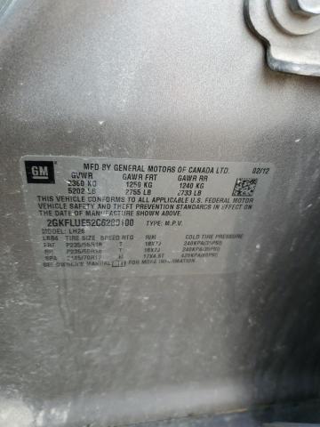 Photo 14 from auction – 2012 GMC TERRAIN SL with VIN 2GKFLUE52C6280100