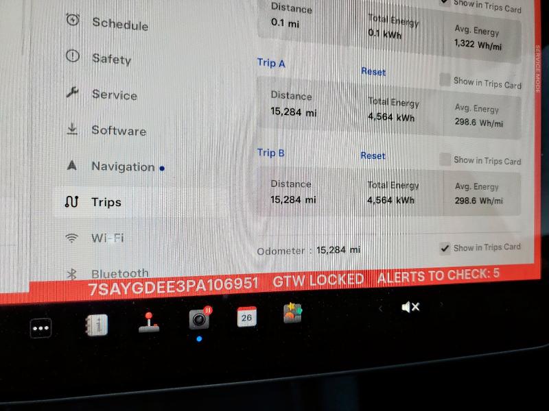 Photo 9 from auction – 2023 TESLA MODEL Y with VIN 7SAYGDEE3PA106951