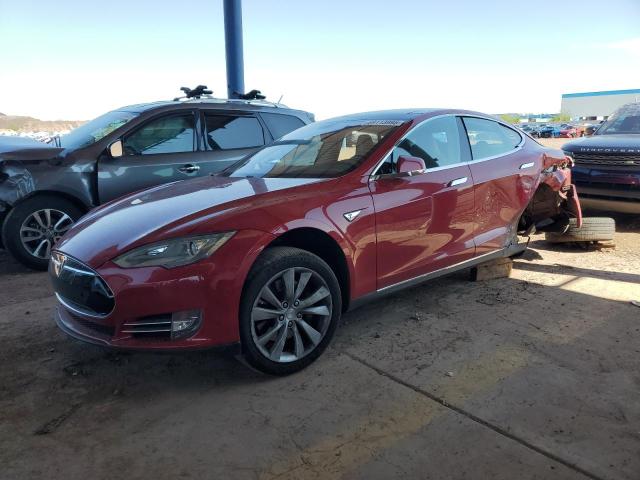 TESLA MODEL S 2014 with VIN 5YJSA1H18EFP48075 - Photo from auction