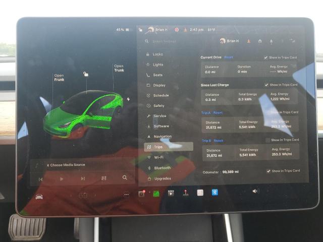 Photo 9 from auction – 2018 TESLA MODEL 3 with VIN 5YJ3E1EA2JF011610