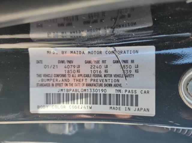 Photo 10 from auction – 2021 MAZDA 3 SELECT with VIN JM1BPABL0M1330190