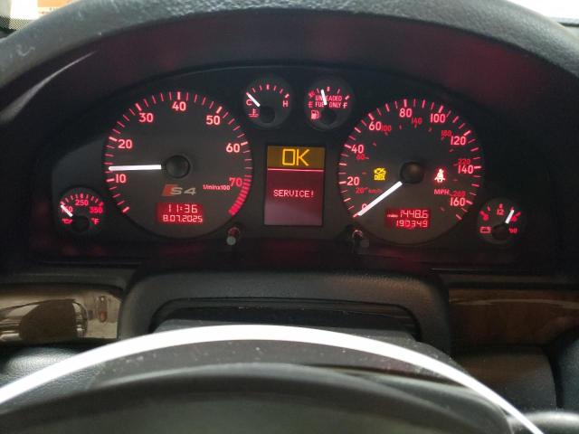 Photo 9 from auction – 2001 AUDI S4 2.7 QUA with VIN WAURD68D71A127861