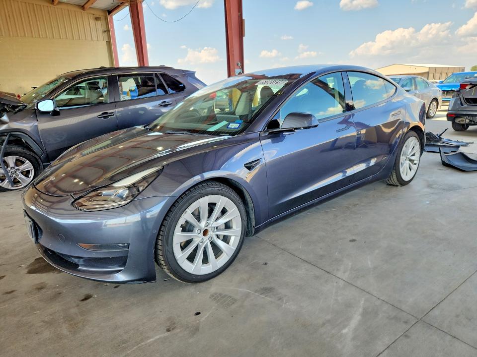 TESLA MODEL 3 2022 with VIN 5YJ3E1EA8NF291099 - Photo from auction