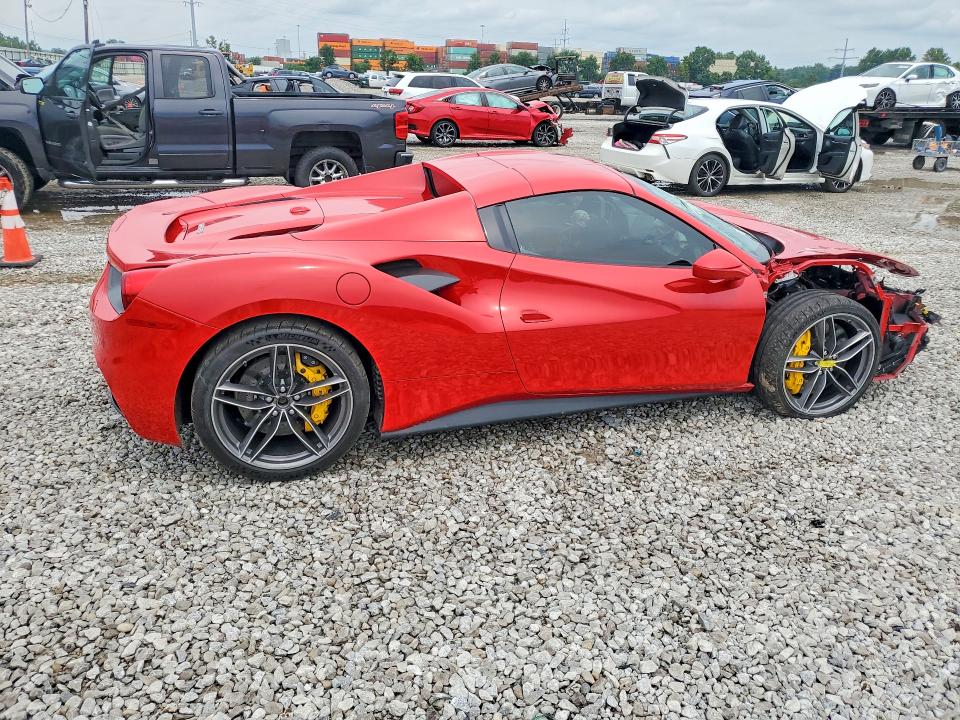 Photo 3 from auction – 2019 FERRARI 488 SPIDER with VIN ZFF80AMA0K0245476
