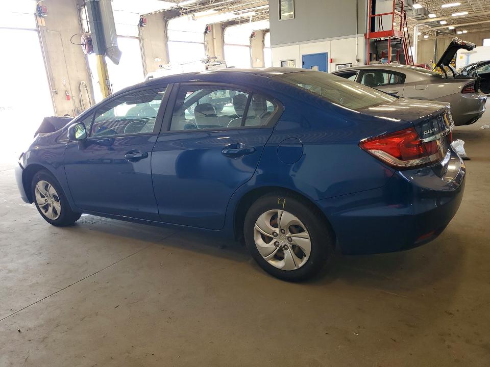 Photo 2 from auction – 2013 HONDA CIVIC with VIN 19XFB2F57DE086844