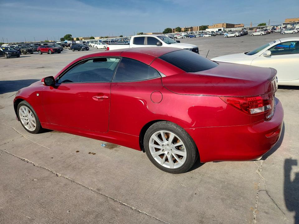 Photo 2 from auction – 2010 LEXUS IS with VIN JTHFE2C28A2501663