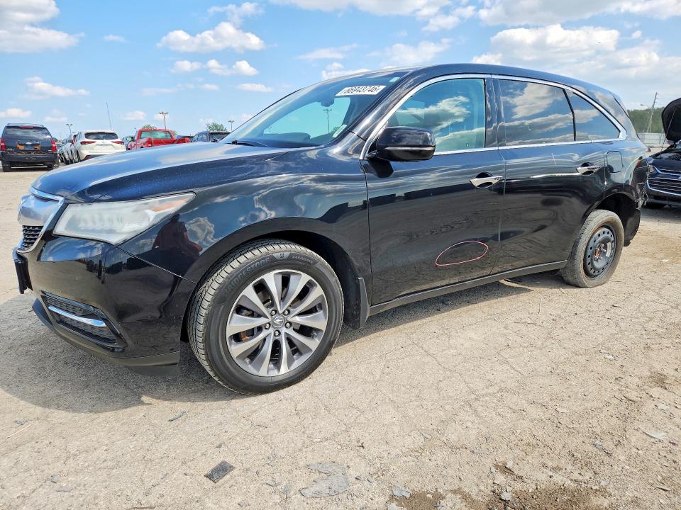 ACURA MDX 2014 with VIN 5FRYD4H41EB047177 - Photo from auction