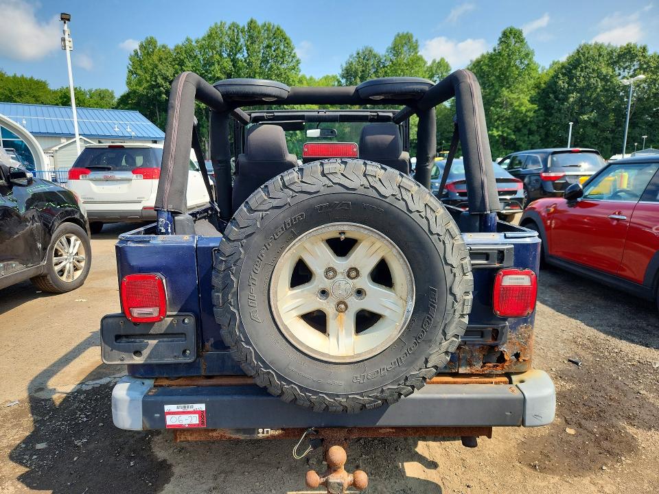 Photo 6 from auction – 2006 JEEP WRANGLER / TJ with VIN 1J4FA44S26P761987